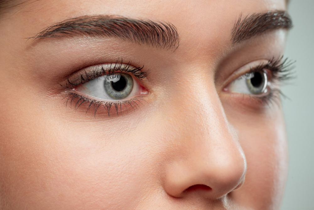 closeup eyes