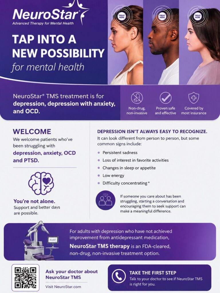 NeuroStar educational material used by Ross Bridge Medical Center.