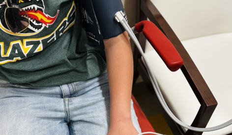 At RBMC, monitoring includes vital signs and observation throughout the treatment visit.